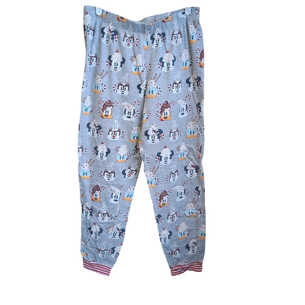 Disney Store Mickey & Minnie Mouse Holiday Hot Cocoa Mugs PJ Pants Large 2021